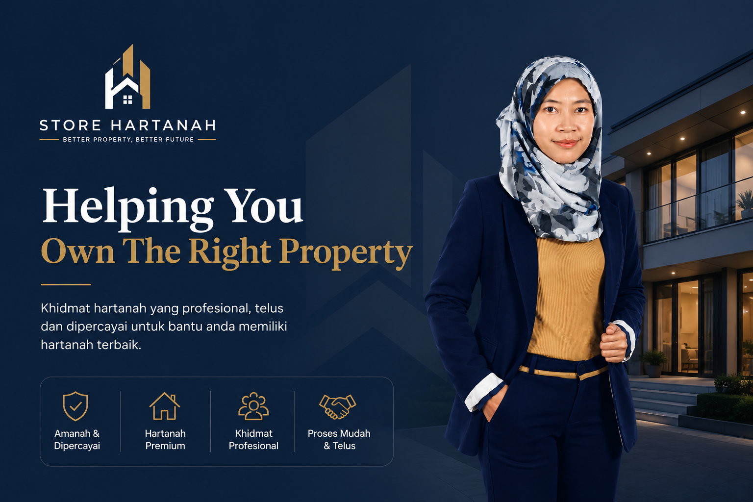 Kawasan perumahan moden di Malaysia